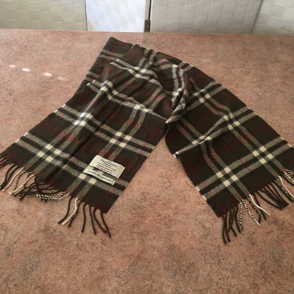 The Glenlivet Dress Muted Tartan Scarf Scotland Lambswool - Picture 5 of 9